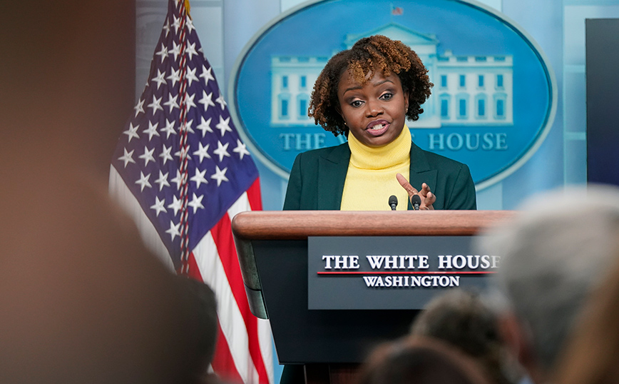 Η νέα εκπρόσωπος του Λευκού Οίκου Καρίν Ζαν Πιερ Η νέα εκπρόσωπος του Λευκού Οίκου Καρίν Ζαν Πιερ