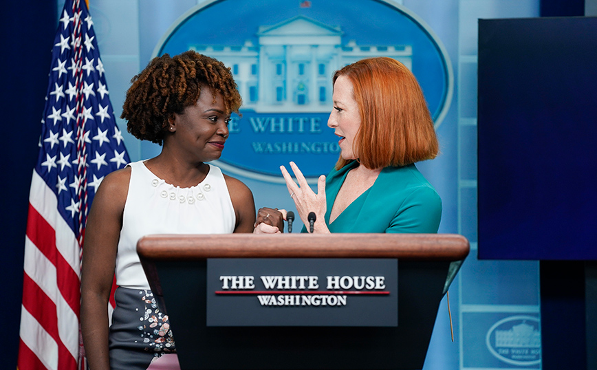 Η νέα εκπρόσωπος του Λευκού Οίκου Καρίν Ζαν Πιερ Η νέα εκπρόσωπος του Λευκού Οίκου Καρίν Ζαν Πιερ