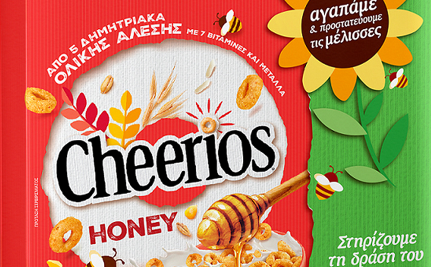 Τα δημητριακά HONEY CHEERIOS της Nestlé συμβάλλουν στην προστασία των μελισσών