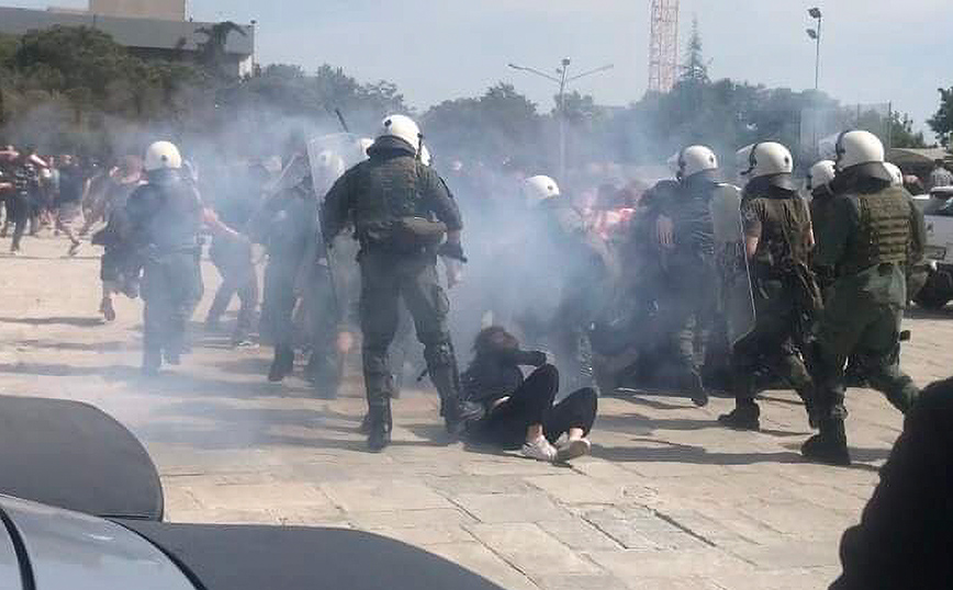 Θεσσαλονίκη: Στον εισαγγελέα οι δύο συλληφθέντες για τα χθεσινά επεισόδια στο ΑΠΘ