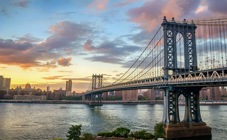 Γέφυρα Μπρούκλιν Νέα Υόρκη Γέφυρα Μπρούκλιν Νέα Υόρκη