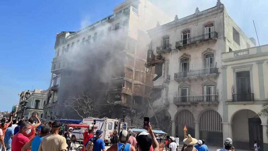 Κούβα: Μεγάλη έκρηξη σε κεντρικό ξενοδοχείο στην Αβάνα – Τουλάχιστον 8 νεκροί