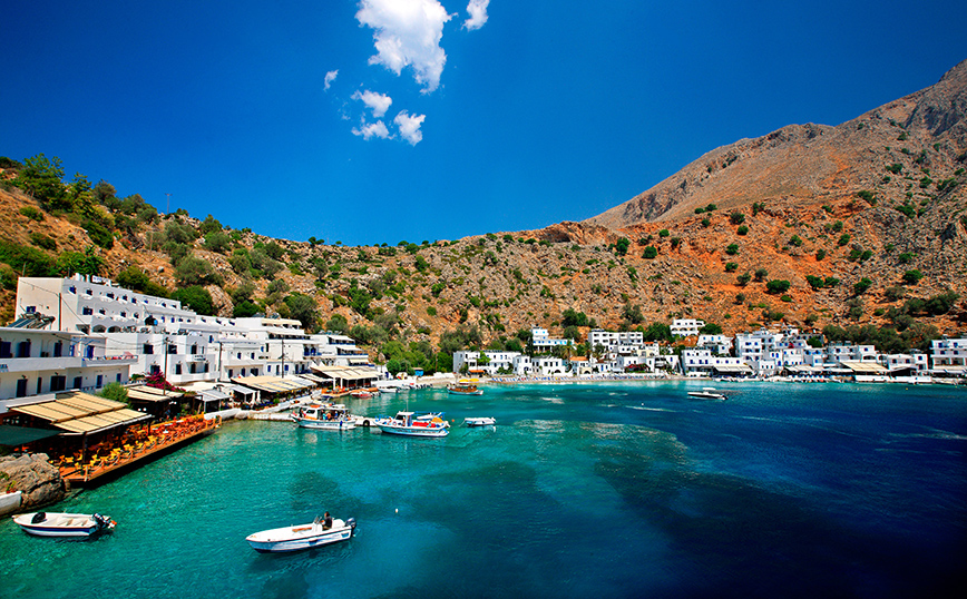 Πανοραμική άποψη του Λουτρού στα Χανιά