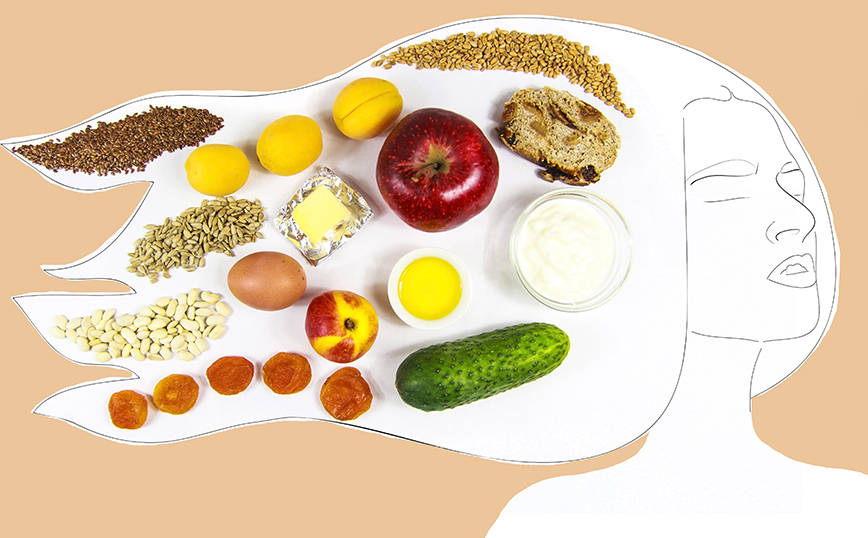 Τροφές για τα μαλλιά Τροφές για τα μαλλιά