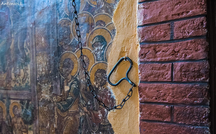 Τοιχογραφία στη μονή Προδρόμου στην Αρκαδία Τοιχογραφία στη μονή Προδρόμου στην Αρκαδία