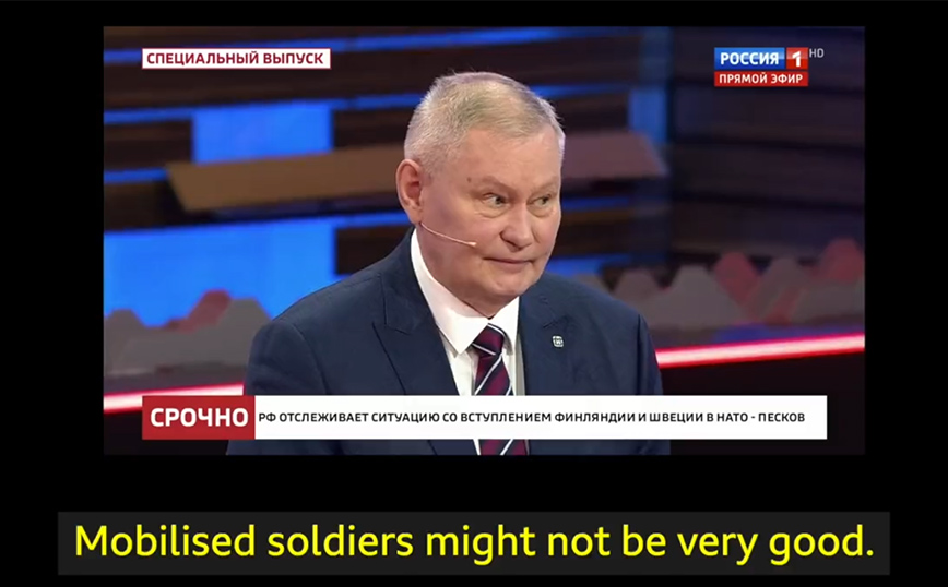 Ξέσπασε Ρώσος στρατιωτικός αναλυτής: Ο πόλεμος στην Ουκρανία θα γίνει χειρότερος για την Ρωσία