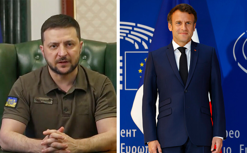 Βολοντίμιρ Ζελένσκι: Νέα επικοινωνία με τον Μακρόν &#8211; «Είχαμε ουσιαστική συζήτηση για την ένταξη της Ουκρανίας στη ΕΕ»