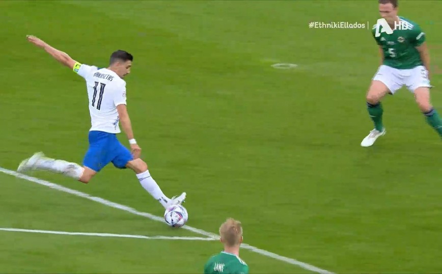 Βόρεια Ιρλανδία – Ελλάδα: 0-1 το σκορ στο ημίχρονο – Δείτε το γκολ