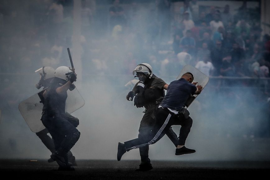 Δύο συλλήψεις και τέσσερις προσαγωγές για τα επεισόδια στο ματς ΠΑΟ Ρουφ-Μακεδονικός