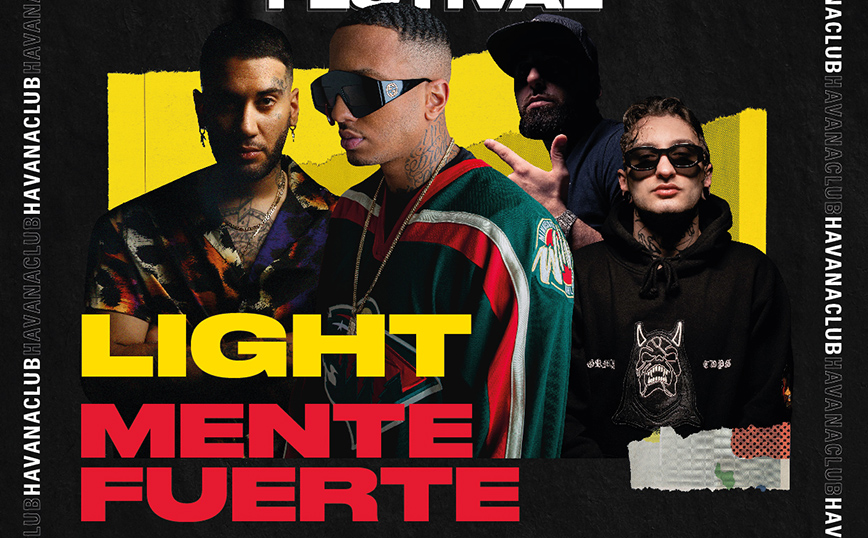 Light, Mente Fuerte, FLY LO & Sapranov έρχονται στη σκηνή του Havana Club FLEX ZONE στις 7 Ιουλίου