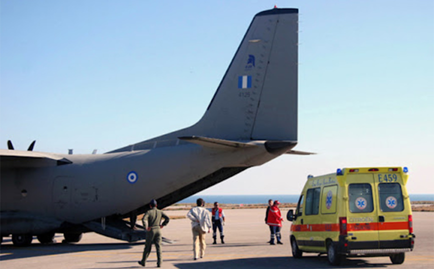 Αερογέφυρα ζωής στήθηκε για μωρό στα Χανιά – Μεταφέρθηκε εσπευσμένα στην Αθήνα
