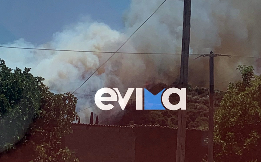 Μεγάλη φωτιά τώρα στο Αλιβέρι Ευβοίας Μεγάλη φωτιά τώρα στο Αλιβέρι Ευβοίας
