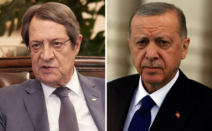 Συνομιλία Αναστασιάδη &#8211; Ερντογάν για το Κυπριακό: Έτοιμος για επανάληψη των διαπραγματεύσεων δηλώνει ο Κύπριος Πρόεδρος