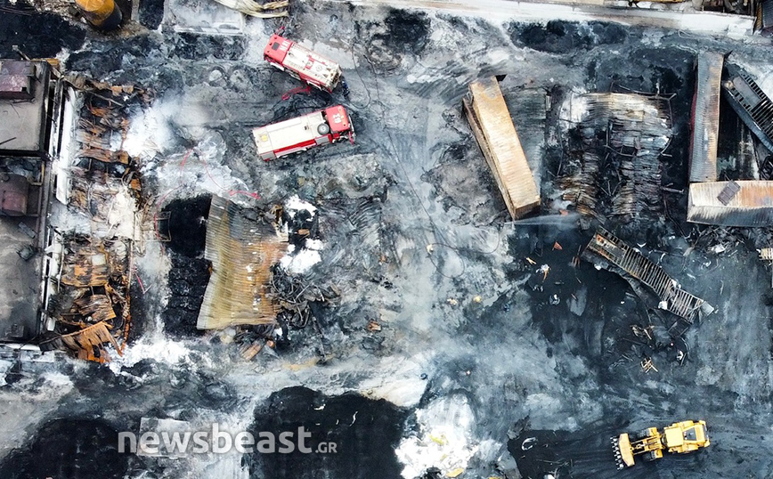 Φωτιά εργοστάσιο Ασπρόπυργος