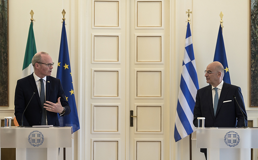 Νίκος Δένδιας και Σάιμον Κόβενι Νίκος Δένδιας και Σάιμον Κόβενι