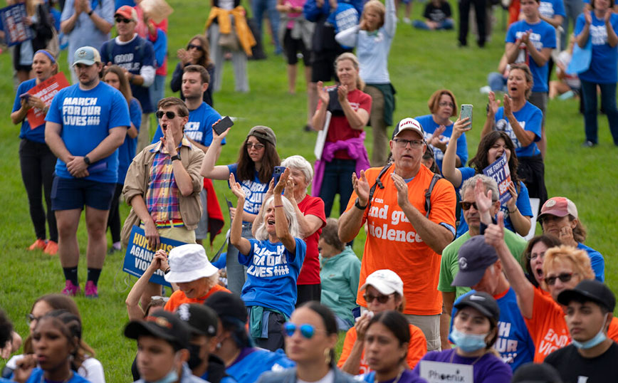 Διαδηλώσεις κατά των όπλων στην Αμερική Διαδηλώσεις κατά των όπλων στην Αμερική