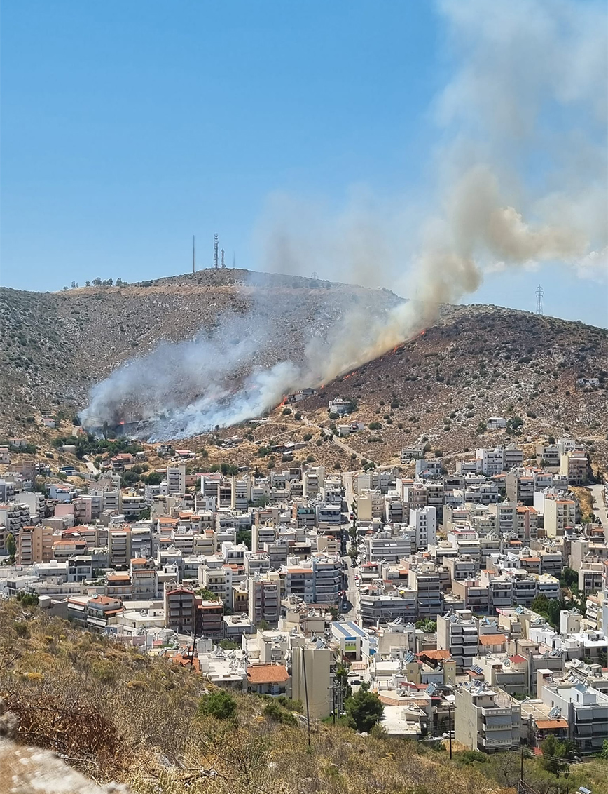 Πυρκαγιά στον Κορυδαλλό Πυρκαγιά στον Κορυδαλλό
