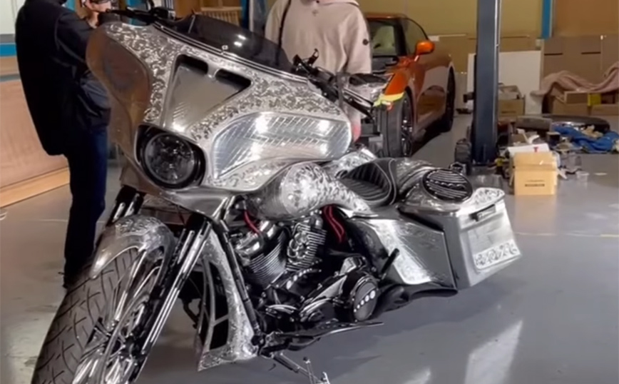Εκθαμβωτική η νέα σκαλιστή Harley – Davidson
