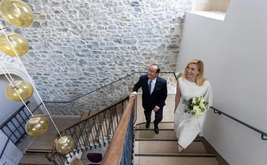 Φρανσουά Ολάντ: Ο 67χρονος πρώην Πρόεδρος της Γαλλίας ντύθηκε γαμπρός για πρώτη φορά