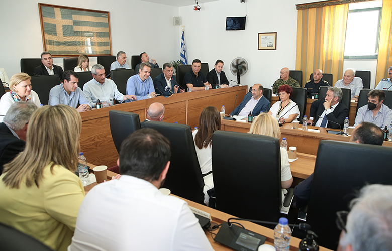 Ο Κυριάκος Μητσοτάκης στην Κω Ο Κυριάκος Μητσοτάκης στην Κω