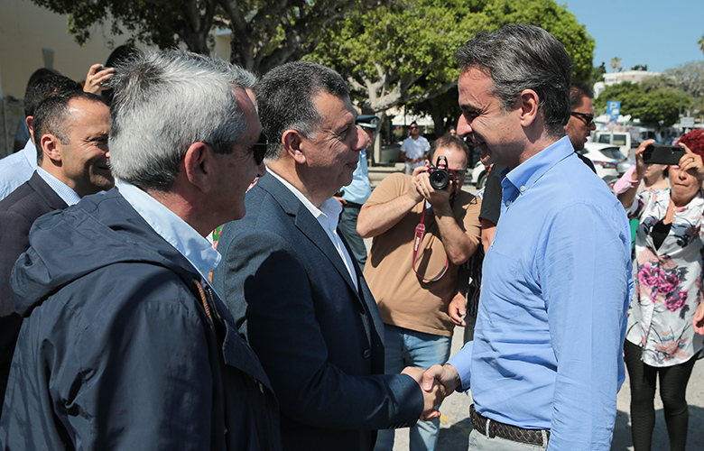 Ο Κυριάκος Μητσοτάκης στην Κω Ο Κυριάκος Μητσοτάκης στην Κω