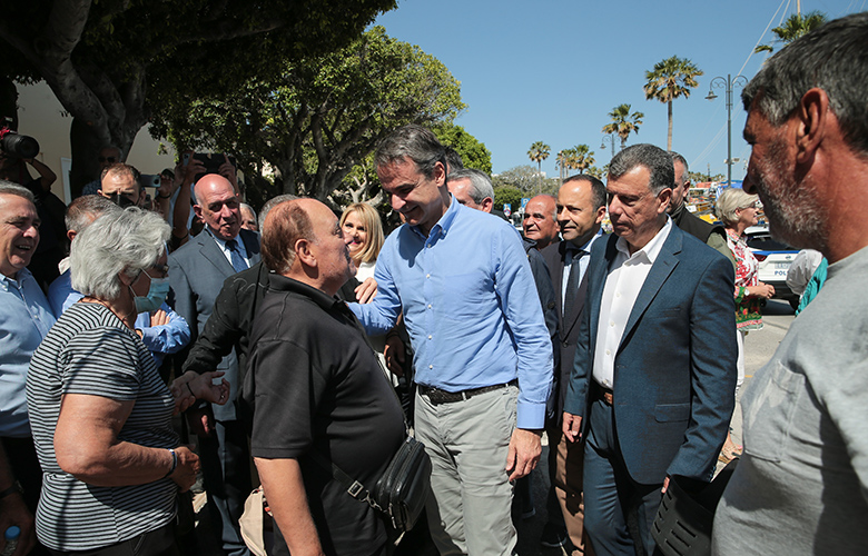 Ο Κυριάκος Μητσοτάκης στην Κω Ο Κυριάκος Μητσοτάκης στην Κω