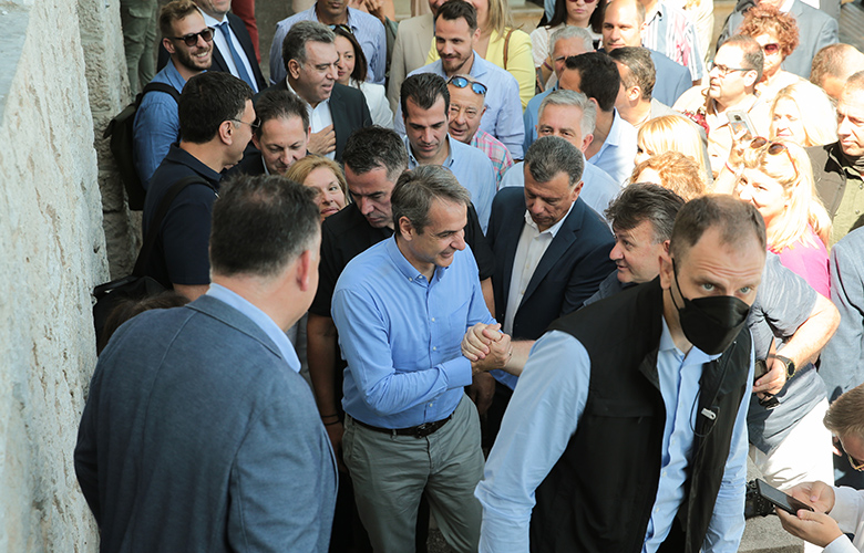 Ο Κυριάκος Μητσοτάκης στην Κω Ο Κυριάκος Μητσοτάκης στην Κω