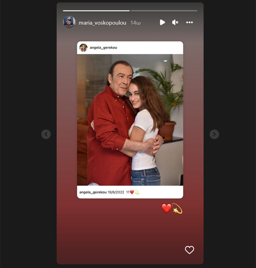 Μαρία Βοσκοπούλου για τη γιορτή του πατέρα Μαρία Βοσκοπούλου για τη γιορτή του πατέρα