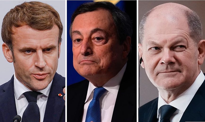 Μακρόν, Σολτς και Ντράγκι θα πάνε στο Κίεβο πριν τη σύνοδο Κορυφής της G7