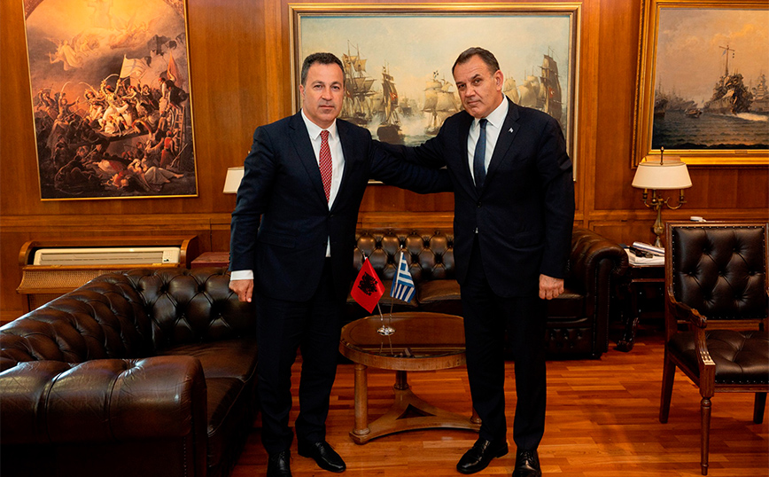Συνάντηση Παναγιωτόπουλου με τον Αλβανό υπουργό Άμυνας για την κατάσταση ασφαλείας στην ανατολική Μεσόγειο