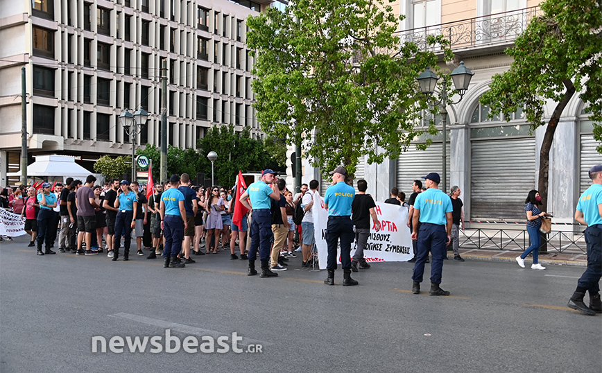 Πορεία συνδικάτων κατά του νόμου Χατζηδακη Πορεία συνδικάτων κατά του νόμου Χατζηδακη