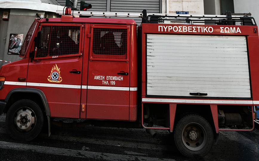 Φωτιά στις Σέρρες κοντά σε σιδηροδρομική γραμμή