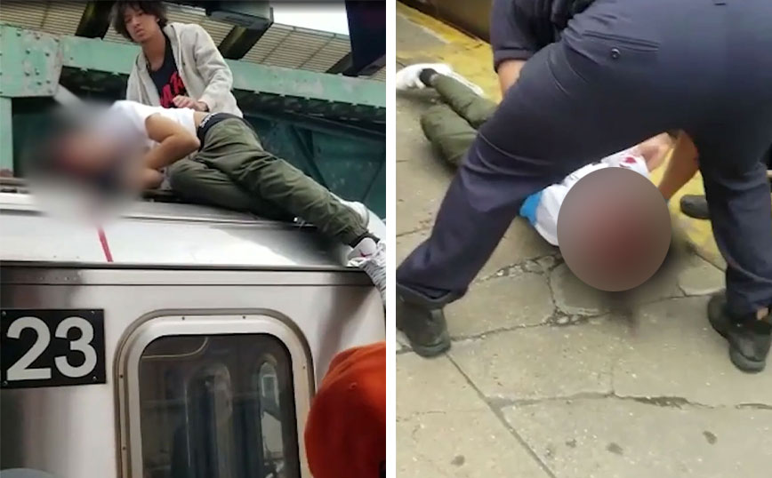 Νεαρός έκανε&#8230; σερφ πάνω σε βαγόνι τρένου στη Νέα Υόρκη και χτύπησε σοβαρά στο κεφάλι