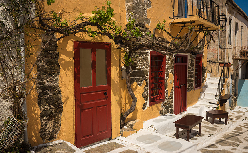 Γραφική γωνιά στην Τζια Γραφική γωνιά στην Τζια