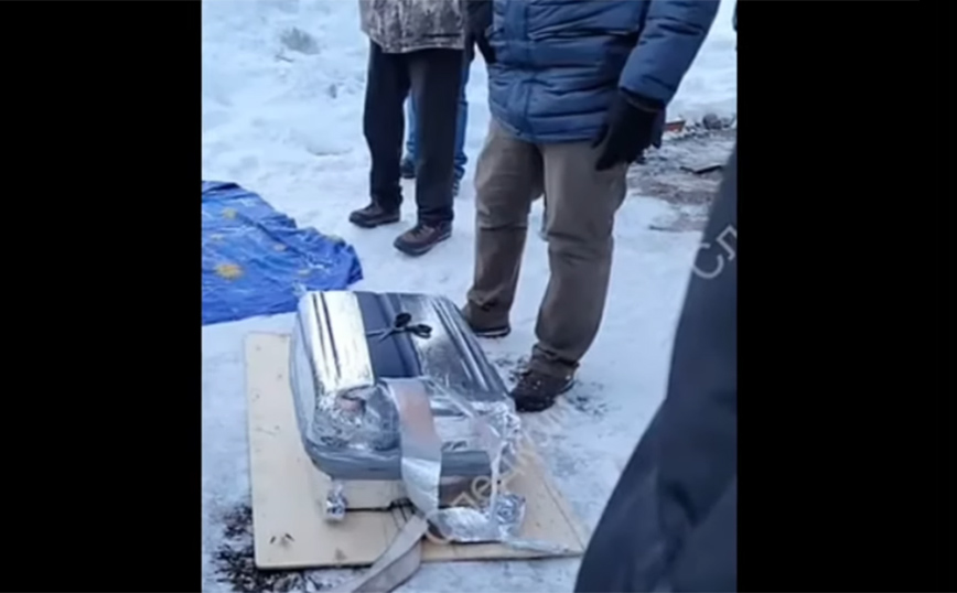 Η βαλίτσα στην οποία ανακαλύφθηκε η σορός της Γκρέτα Η βαλίτσα στην οποία ανακαλύφθηκε η σορός της Γκρέτα