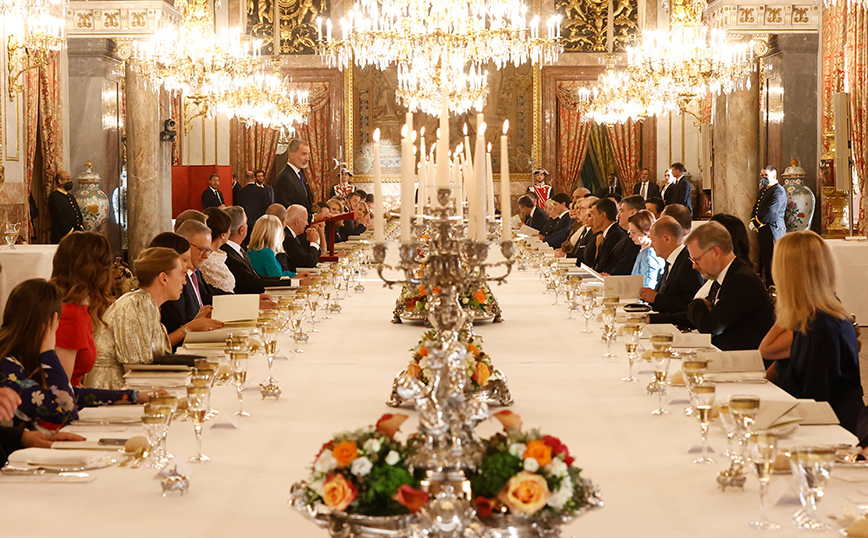 Το παρασκήνιο του δείπνου που παρέθεσε ο βασιλιάς της Ισπανίας Φελίπε στους ηγέτες του ΝΑΤΟ και το πλούσιο μενού