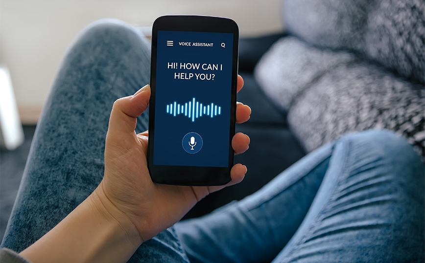 Τηλέφωνο που δέχεται φωνητικές εντολές Τηλέφωνο που δέχεται φωνητικές εντολές