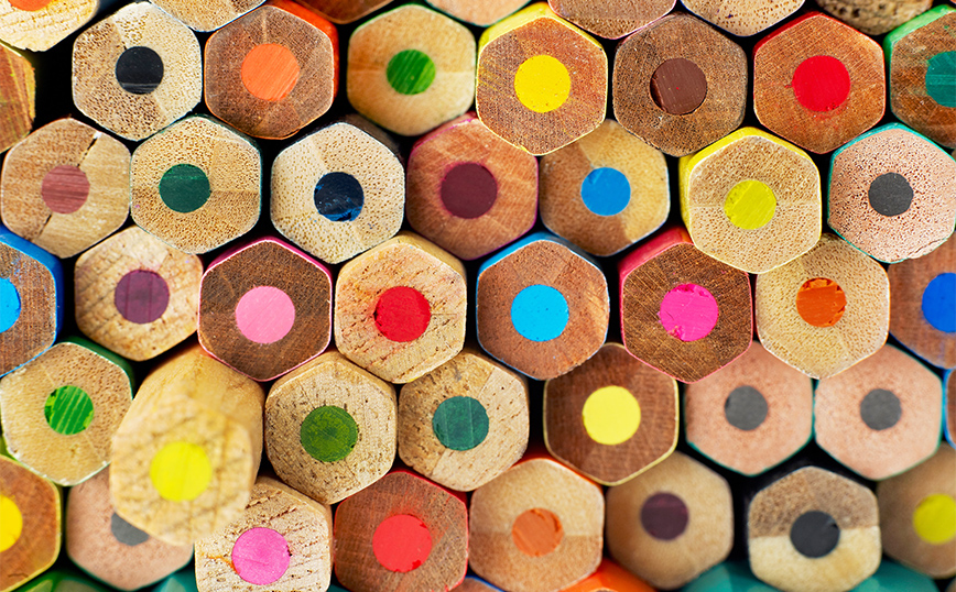 Πολύχρωμα μολύβια Πολύχρωμα μολύβια