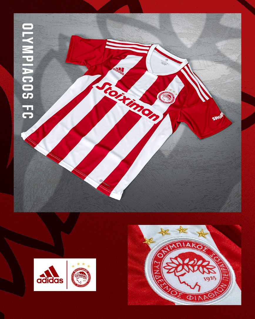 Η φανέλα του Ολυμπιακού για τη νέα σεζόν Η φανέλα του Ολυμπιακού για τη νέα σεζόν