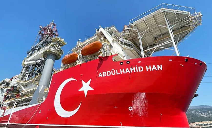 Τουρκία: Ξεκίνησε τις έρευνες νωρίτερα του αναμενόμενου το γεωτρύπανο «Αμπντουλχαμίτ Χαν