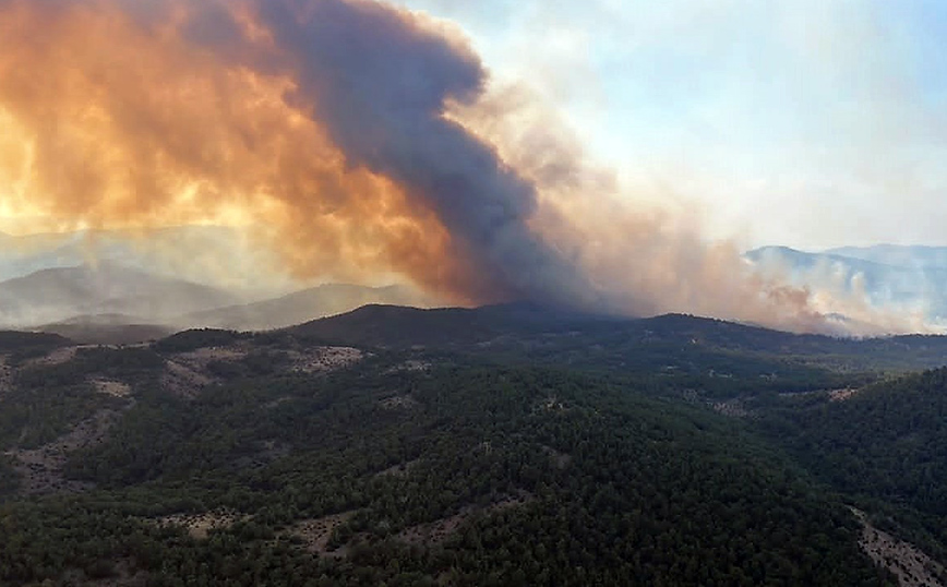 Φωτιές: Βελτιωμένη εικόνα στη Δαδιά &#8211; Οριοθετήθηκε η αναζωπύρωση στη Λέσβο