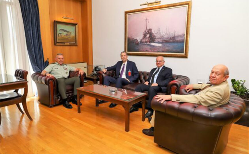 Συνάντηση Αρχηγού ΓΕΕΘΑ με Στελέχη της Lockheed Martin Συνάντηση Αρχηγού ΓΕΕΘΑ με Στελέχη της Lockheed Martin