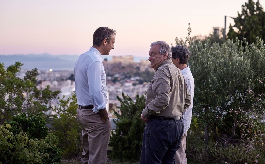 Κυριάκος Μητσοτάκης: Υποδέχθηκε στην Ελλάδα τον Αντόνιο Γκουτέρες – «Μια καλή ευκαιρία να μιλήσουμε ανεπίσημα»