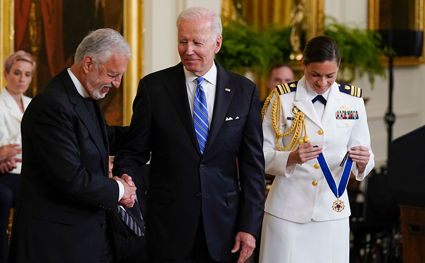 Μετάλλιο Ελευθερίας στον Αλέξανδρο Καρλούτσο από τον Τζο Μπάιντεν