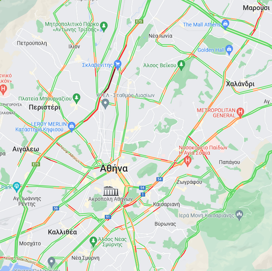 Χάρτης κίνησης Χάρτης κίνησης