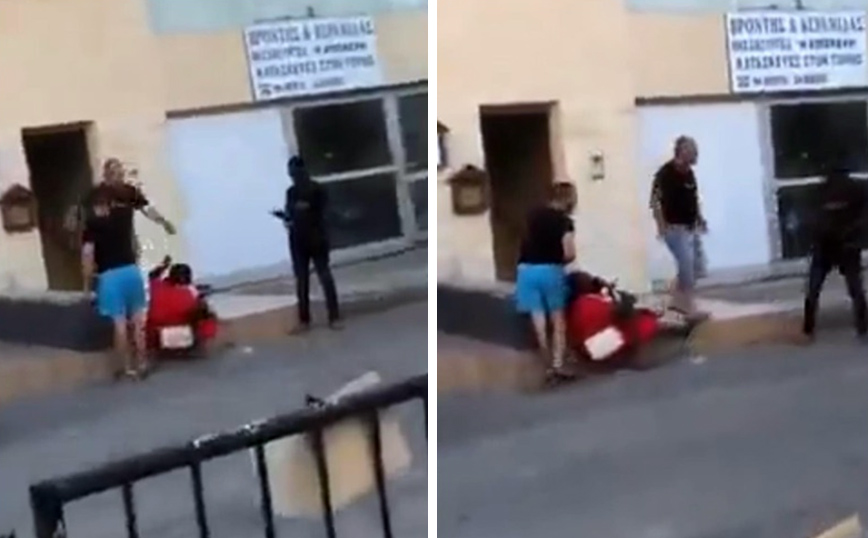 Εξοργιστικό βίντεο από την Κύπρο: Άντρας κλωτσάει γυναίκα με μωρό στην αγκαλιά της – Ήταν πεσμένη στο έδαφος