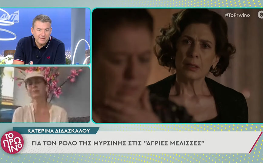 Άγριες Μέλισσες: Η Κατερίνα Διδασκάλου για το τέλος της «Μυρσίνης» – «Χάνει τα πάντα»