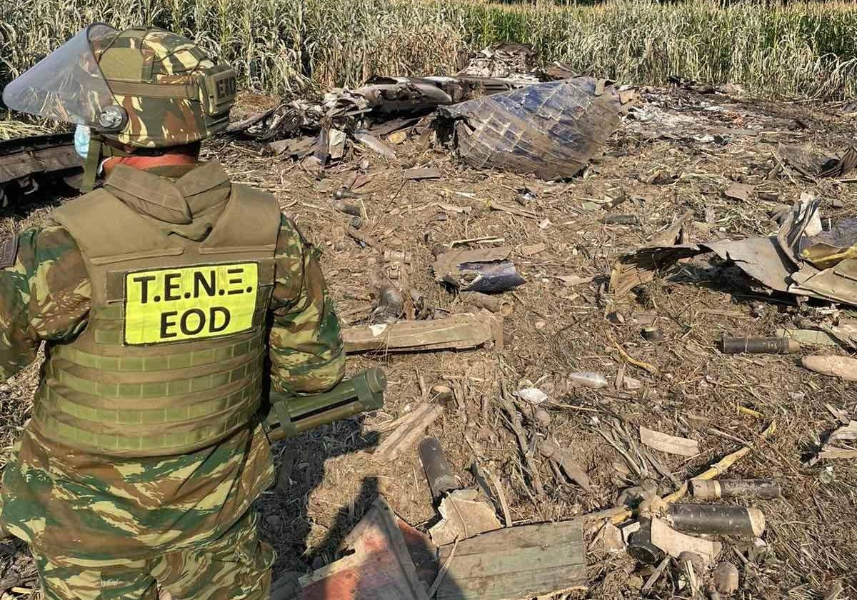 Συντριβή Antonov στην Καβάλα: Βρέθηκαν το μαύρο κουτί του μοιραίου αεροσκάφους και οι επτά από τις οκτώ σορούς