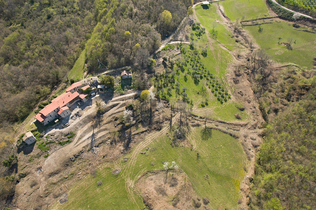 Το χωριό Borgo I Ciacca από ψηλά Το χωριό Borgo I Ciacca από ψηλά