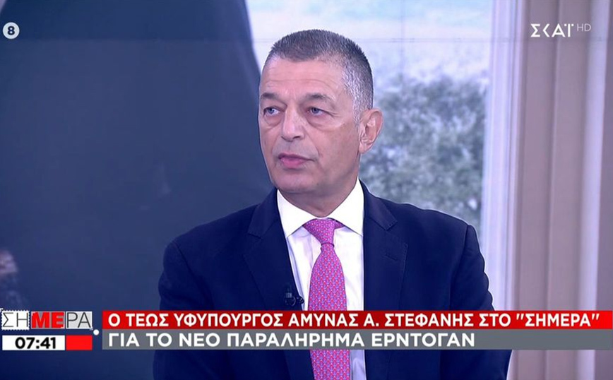 Αλκιβιάδης Στεφανής: Τις προθέσεις του Ερντογάν κανείς δεν μπορεί να τις προβλέψει, αλλά είμαστε έτοιμοι